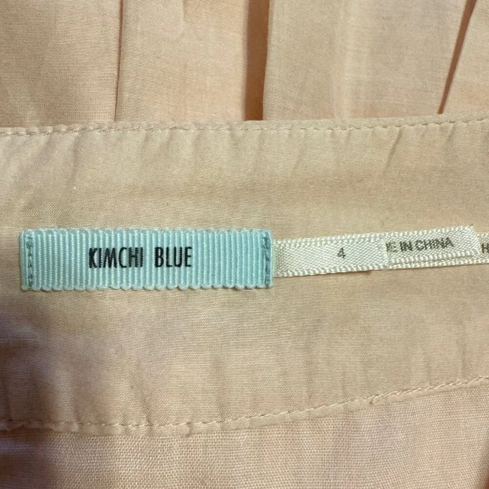 KIMCHI BLUE ANTHROPOLOGIE Pink Pleated Mini Skirt - Picture 3 of 8